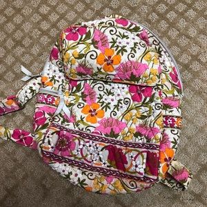 Floral Vera Bradley Back Pack (retired print)